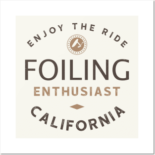 Foiling Enthusiast - California Posters and Art